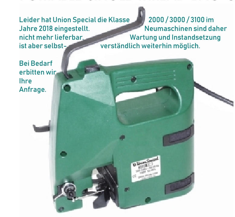 Tragbare Nähmaschine UNION SPECIAL 3000